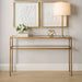 Console Table (Gold/Tempered Glass) - accent table