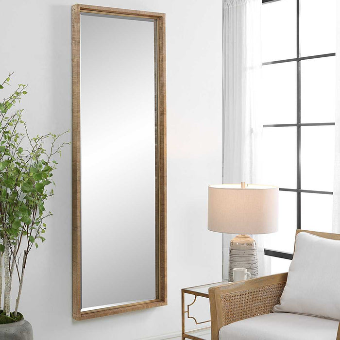 Paradise Mirror - gold finish and iron