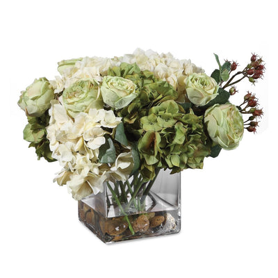 Cecily Hydrangea Bouquet - decorative object