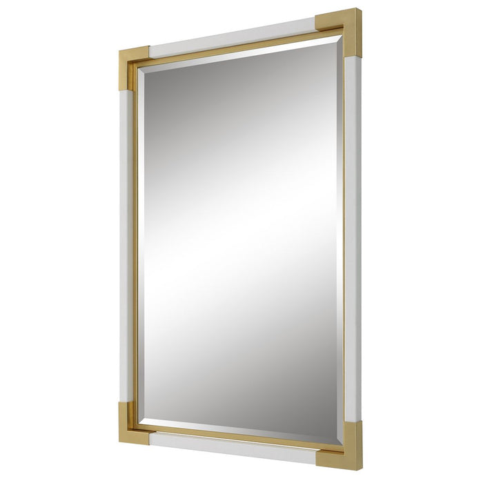 Malik Mirror - gold finish and iron