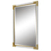 Malik Mirror - gold finish and iron