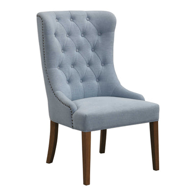 Blue stay awhile dining chairs - rustic modern