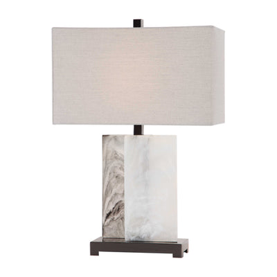 White smoke slab table lamp - tables - luxury