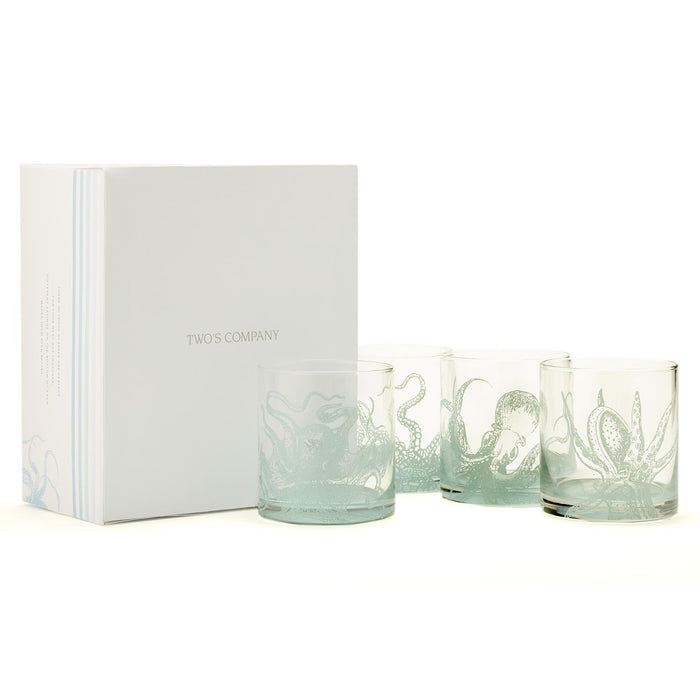 Seafaring Double Old Fashion Glass Gift Set