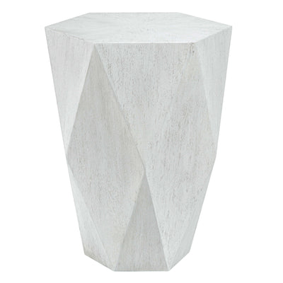 Diamond Drum Table White - tables - luxury