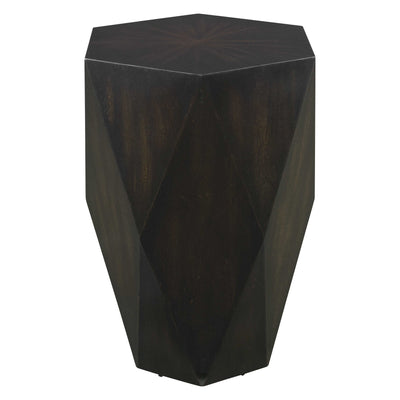 Beige diamond drum table black - tables - luxury