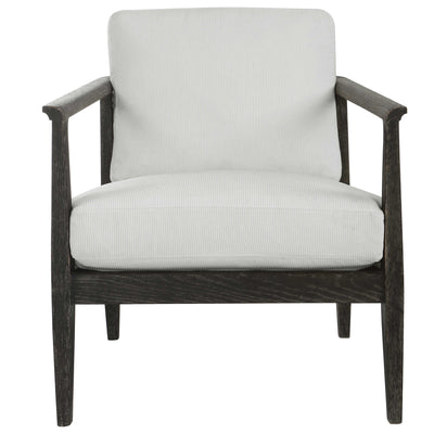White stature accent chair - chairs - rustic modern